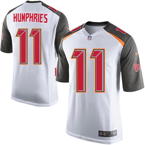 Men's Game Adam Humphries Nike Jersey White Road - #11 NFL Tampa Bay Buccaneers